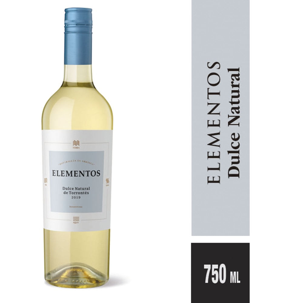 Vino blanco Torrentés dulce Elementos 750 ml
