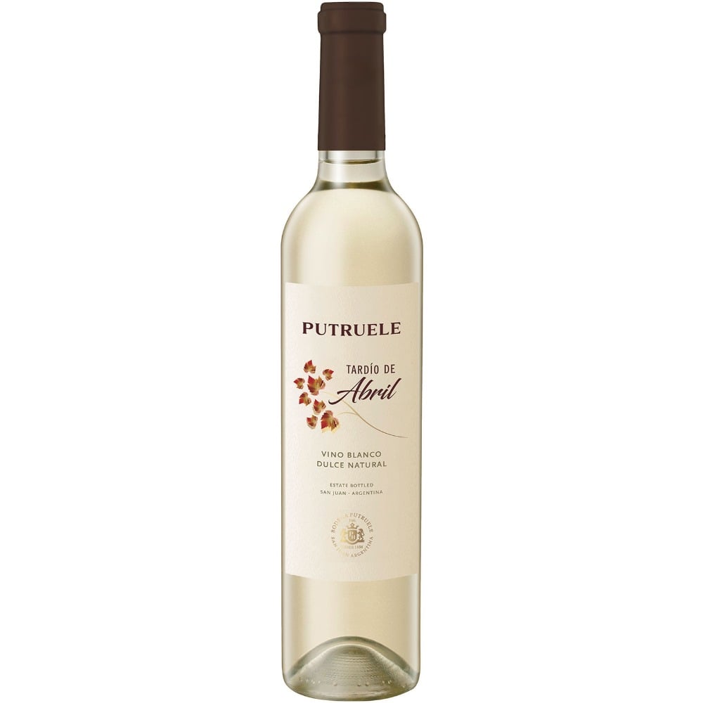 Vino blanco dulce Tardio de Putruele en botella 500 ml