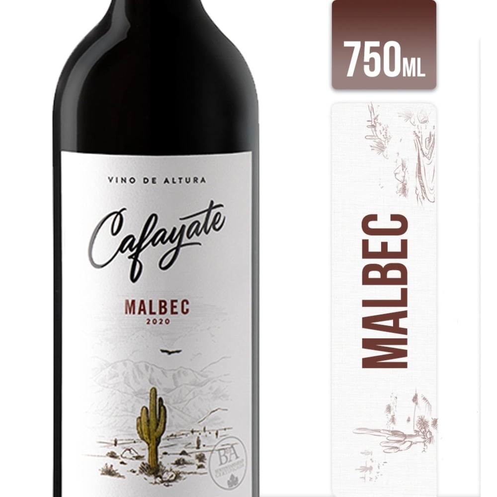 Vino tinto Malbec Cafayate 750 ml
