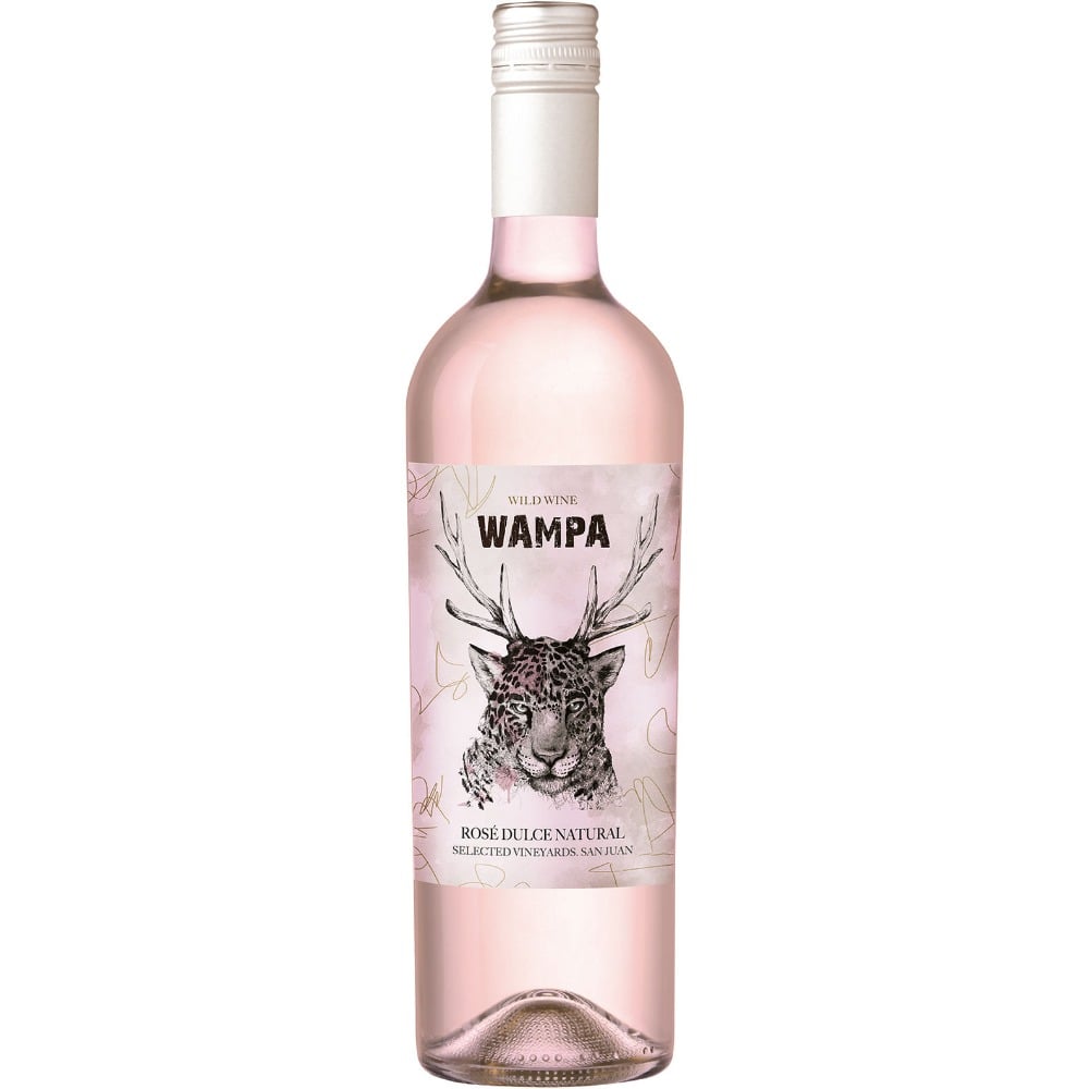Vino rose dulce natural Wampa en botella 750 ml