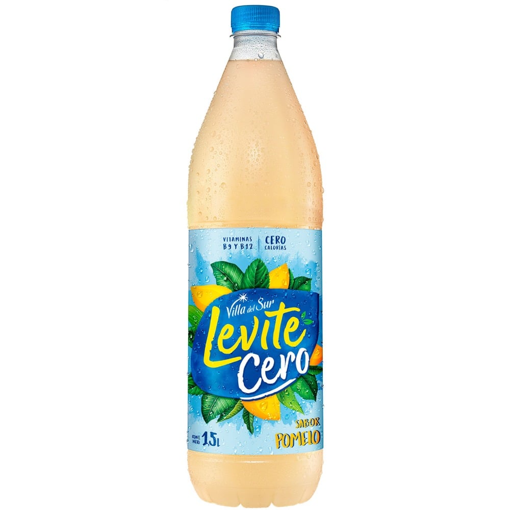 agua saborizada de pomelo Levité cero 1,5 lts