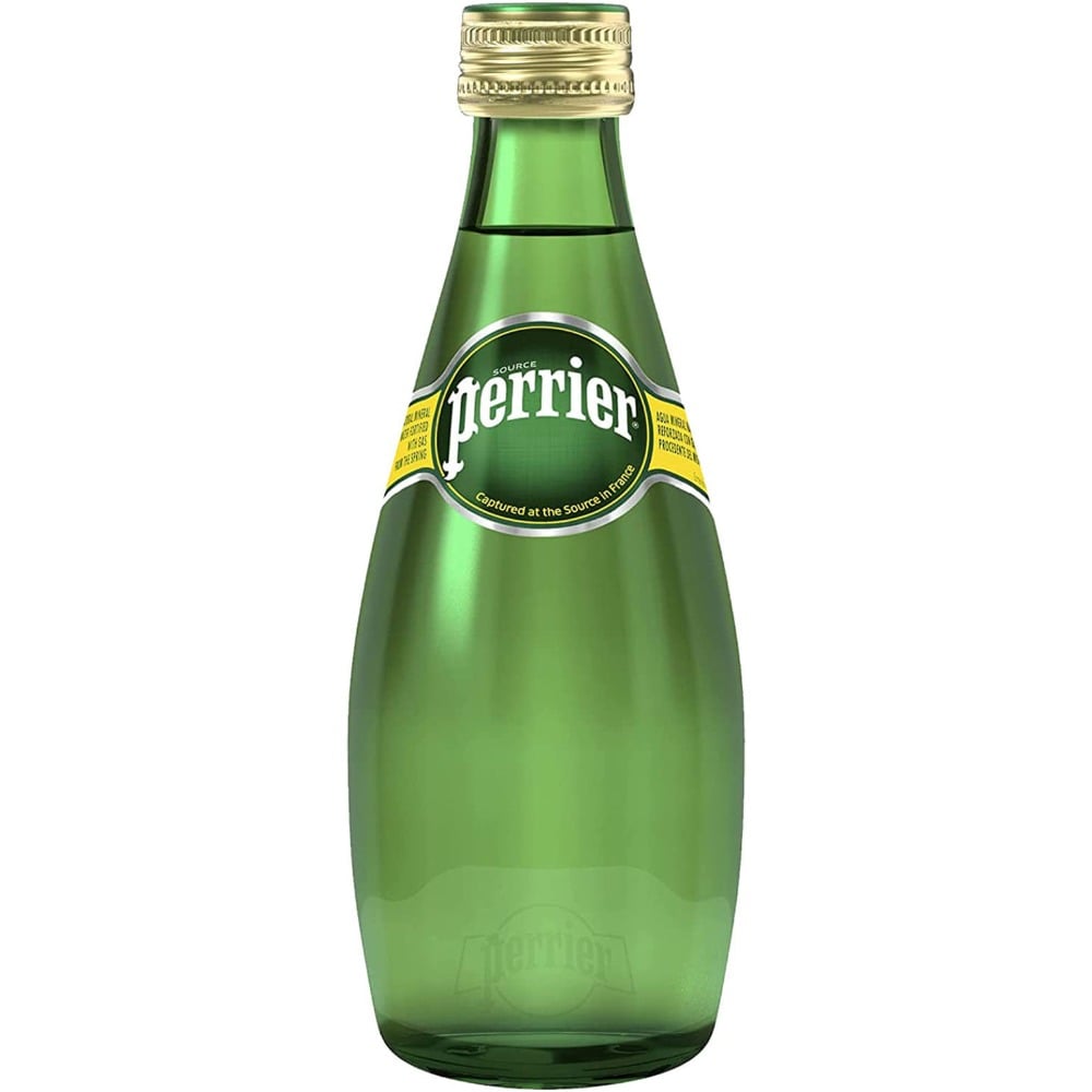 Agua mineral con gas Perrier botella de vidrio 330 ml