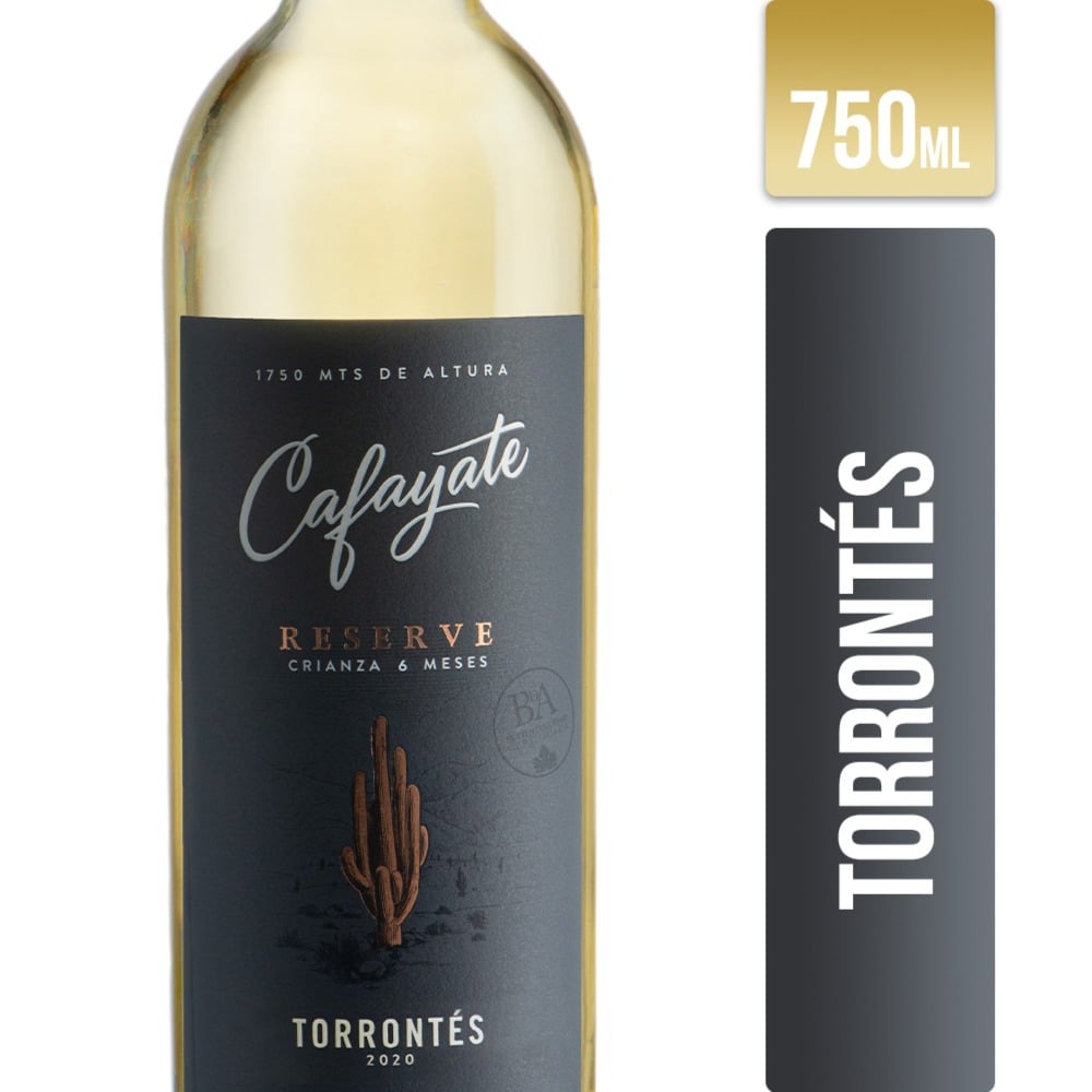 Vino blanco Torrentés Cafayate reserva 750 ml
