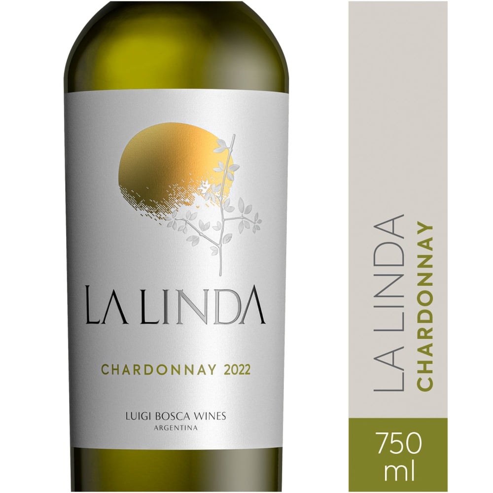 Vino blanco Chardonnay Finca la Linda 750 ml