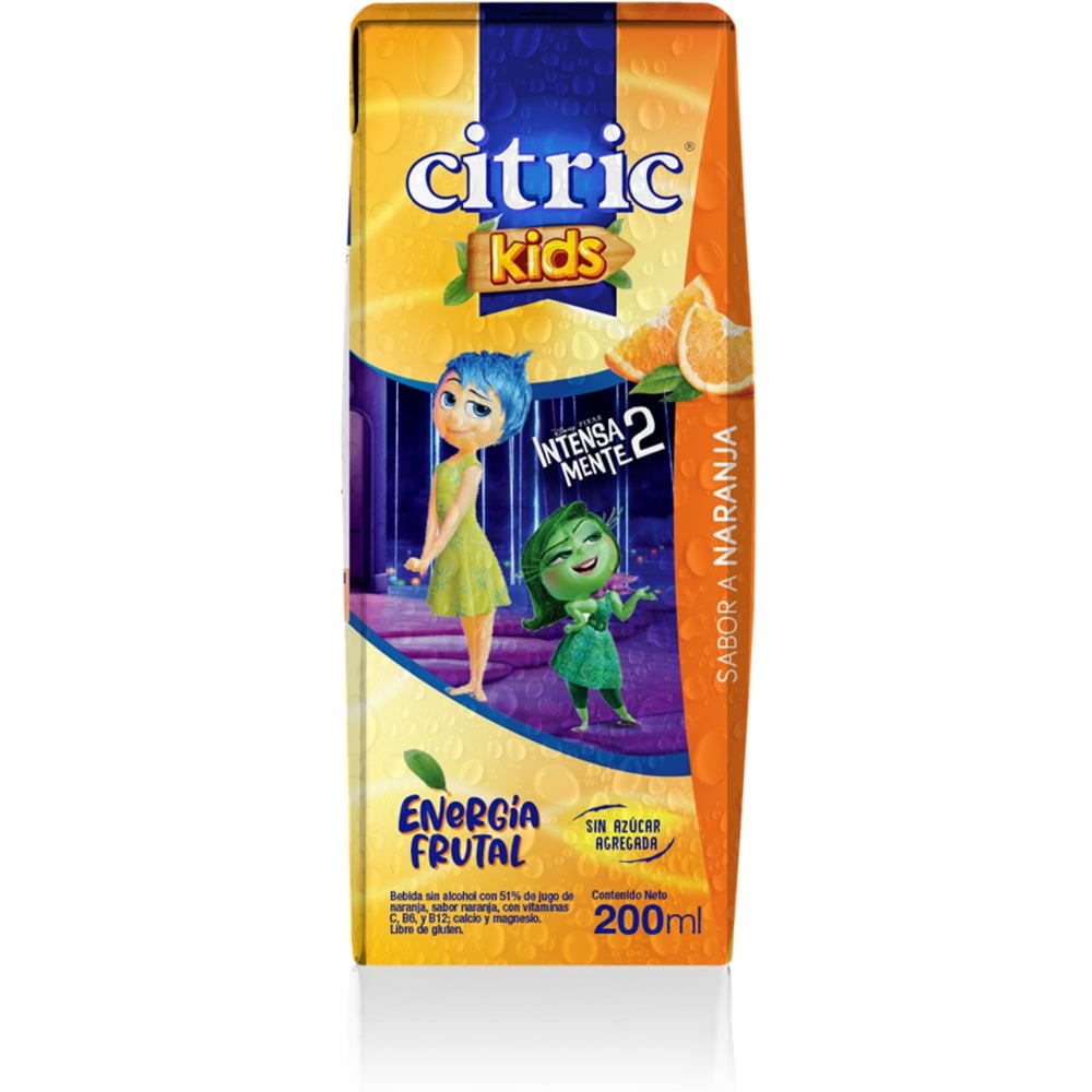 Jugo natural de naranja Citric Kids tetra 200 ml