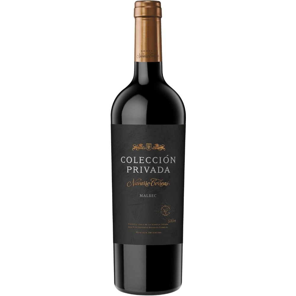 Vino tinto Malbec Navarro Correas colección privada 750 ml