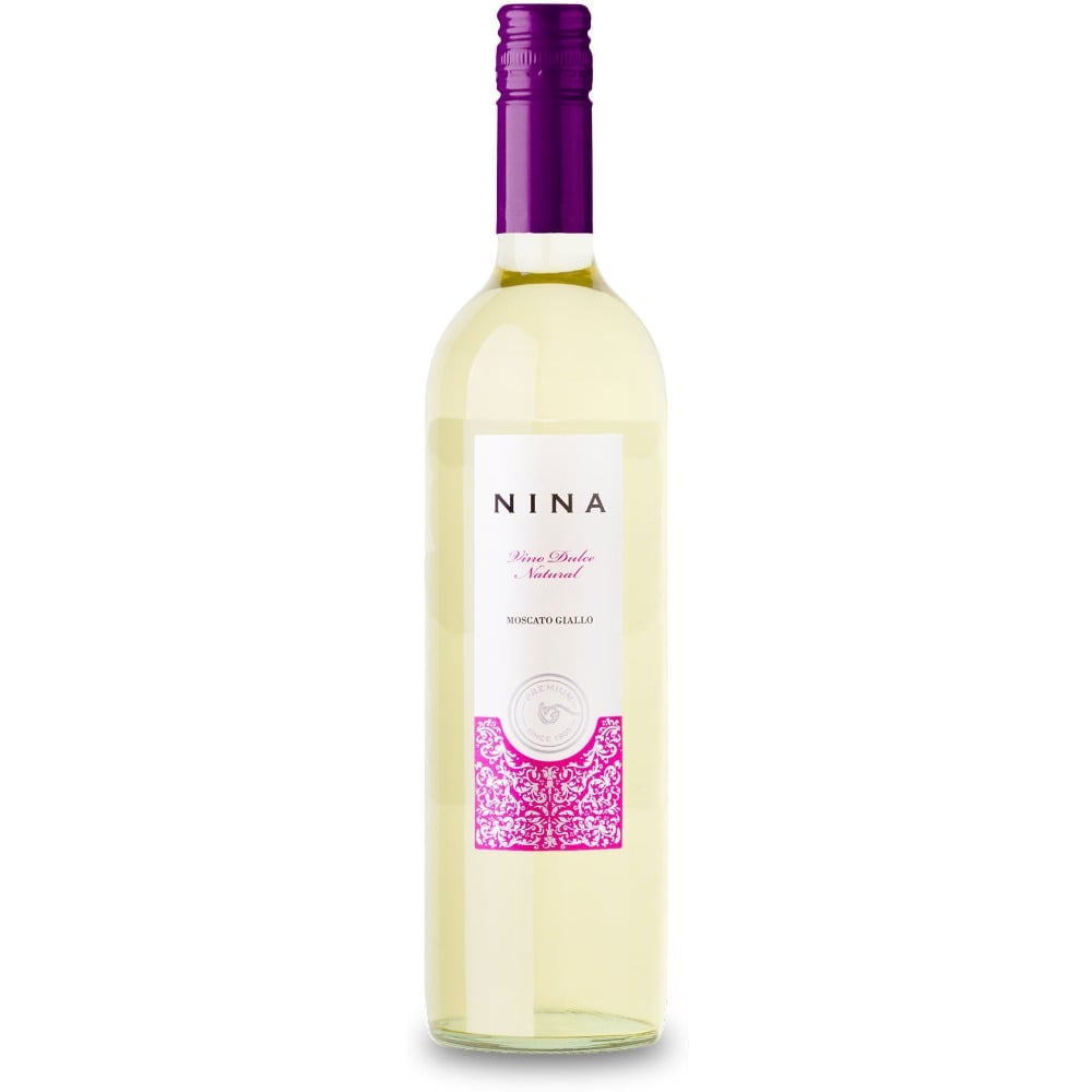 Vino blanco Moscato Giallo Nina tardío 750 ml