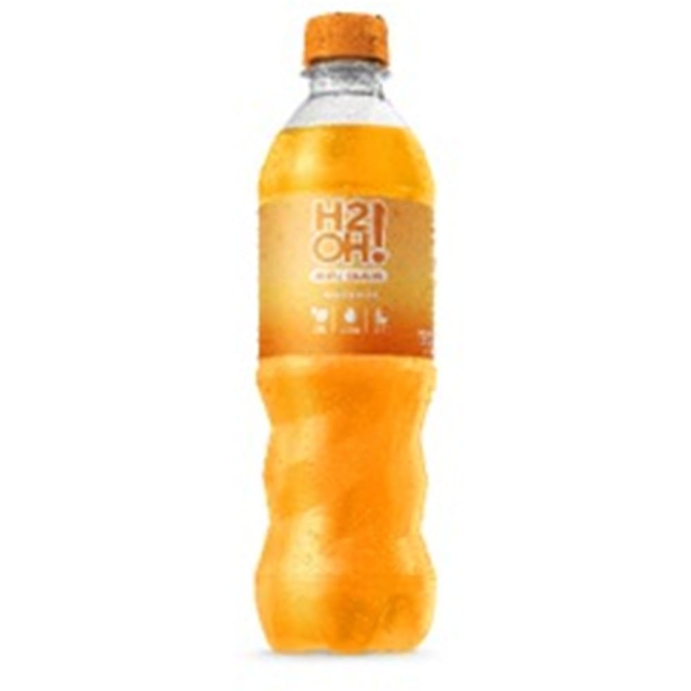 Agua saborizada sin gas H2OH de naranja pet 500 ml
