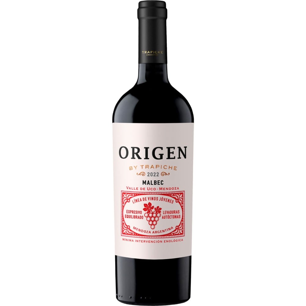 Vino tinto Malbec Trapiche Origen 750 ml
