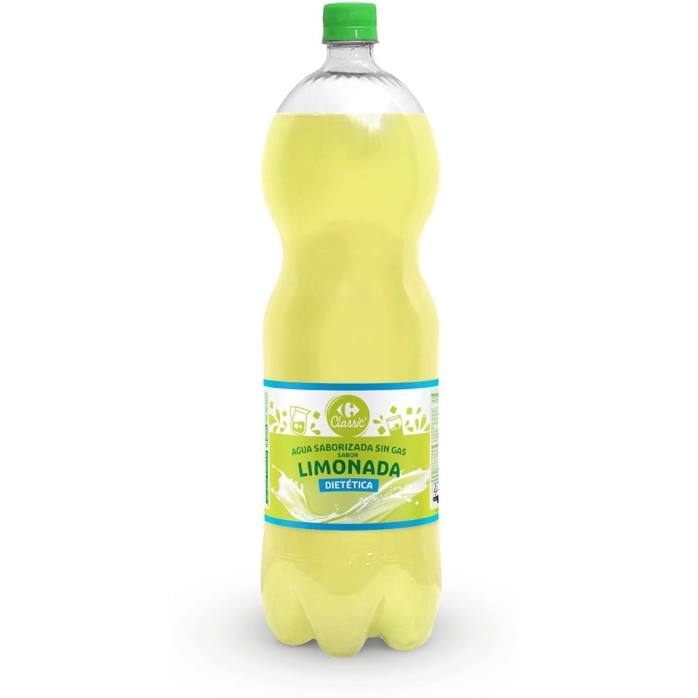 Agua saborizada limonada Carrefour Classic sin gas pet 2 lts