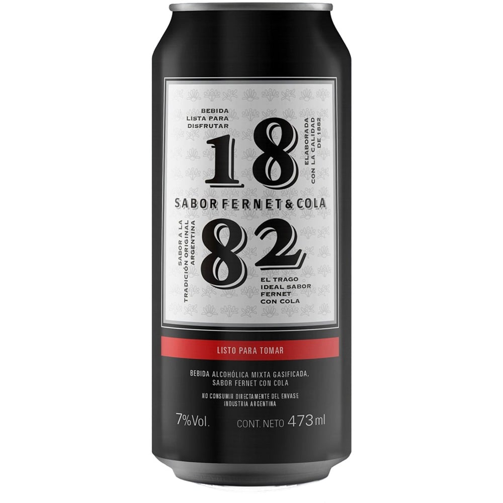 Fernet con cola 1882 473 cc.