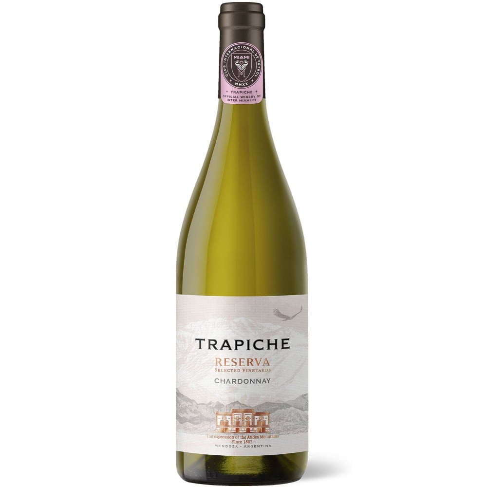 Vino blanco Chardonnay Reserva Trapiche 750 ml