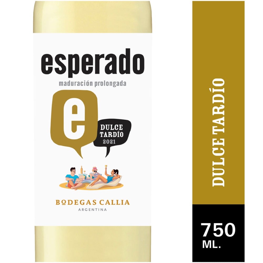 Vino blanco Esperado viognier torrontés dulce 750 ml