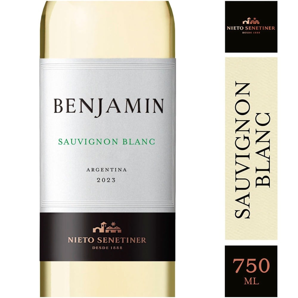 Vino blanco Sauvignon blanc Benjamín 750 ml