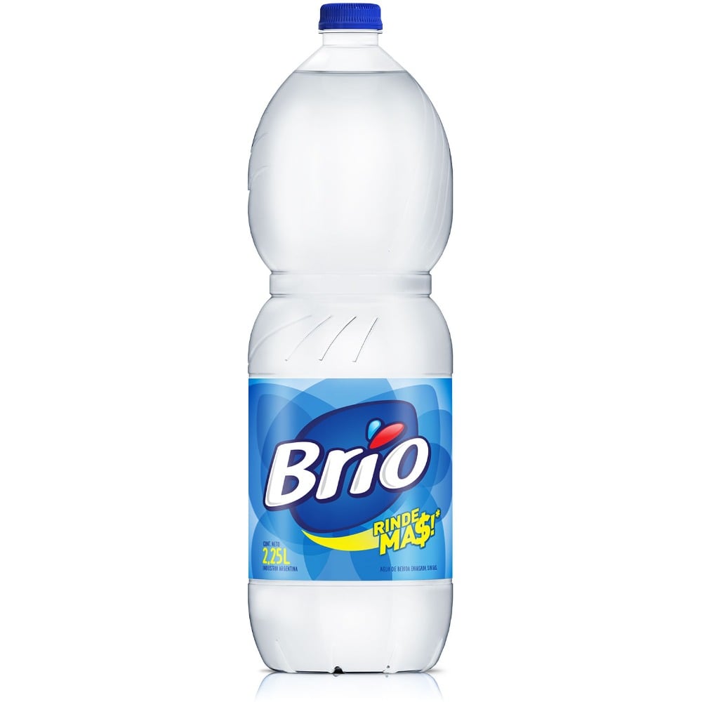 Agua sin gas Brio pet 2.25 lts