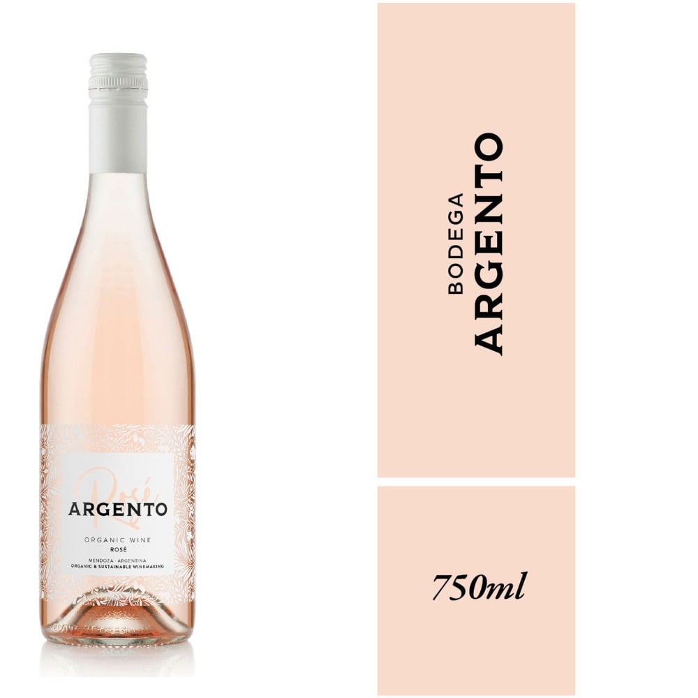 Vino rosado orgánico Artesano de Argento 750 ml