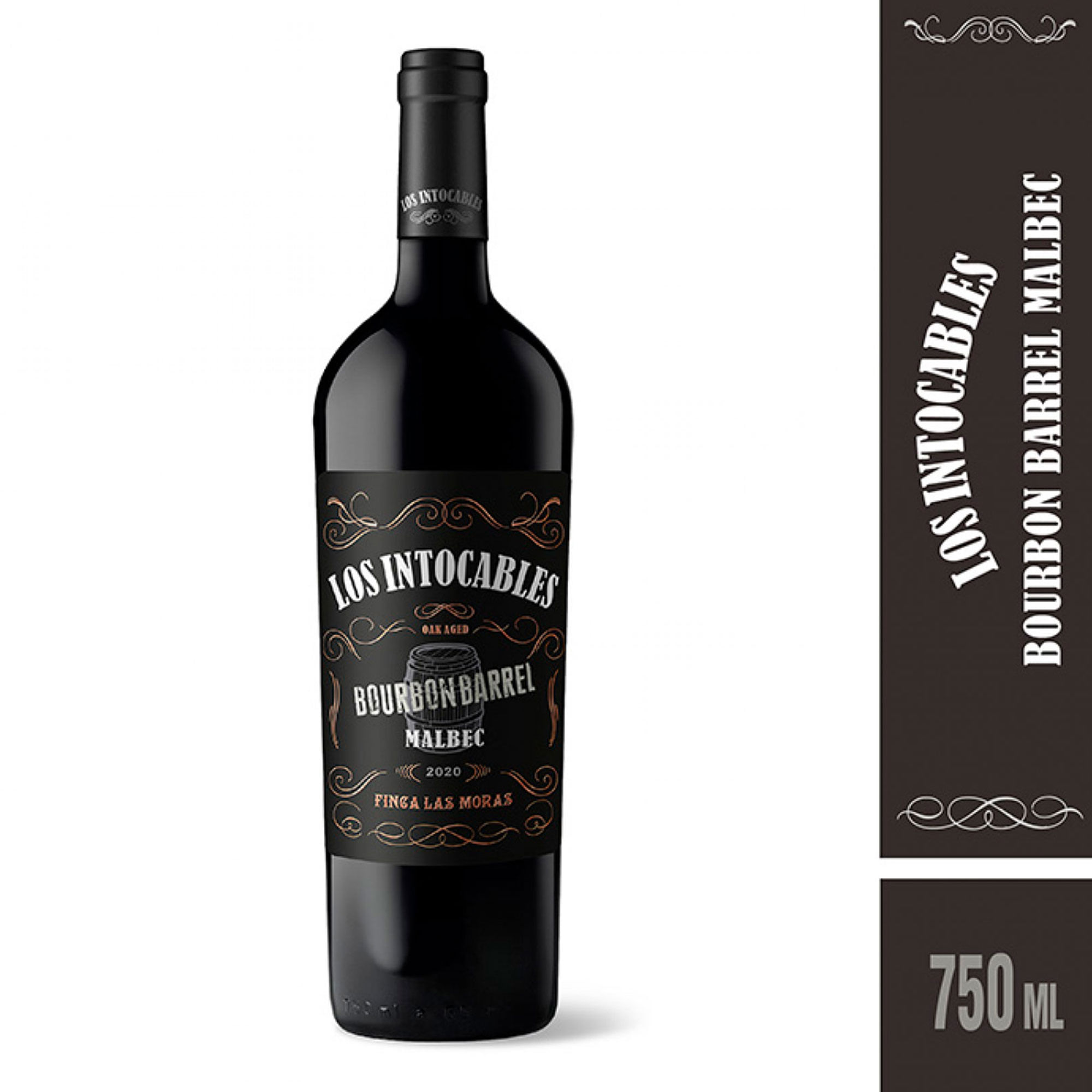Vino tinto Malbec Los Intocables Black 750 ml