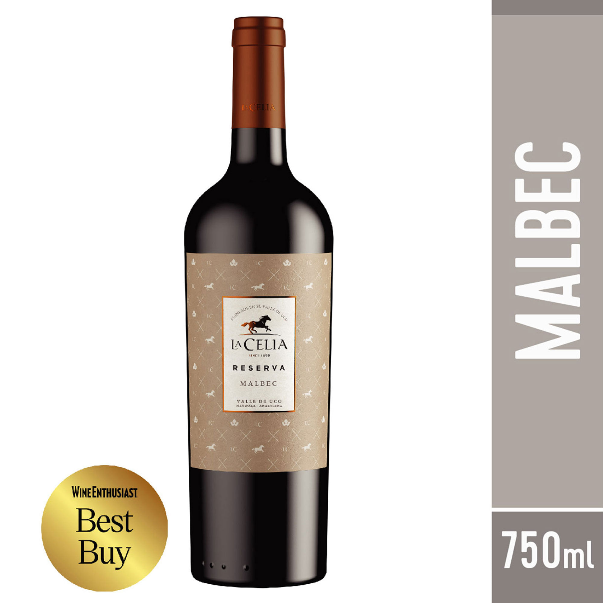 Vino tinto Malbec La Celia Reserva 750 ml