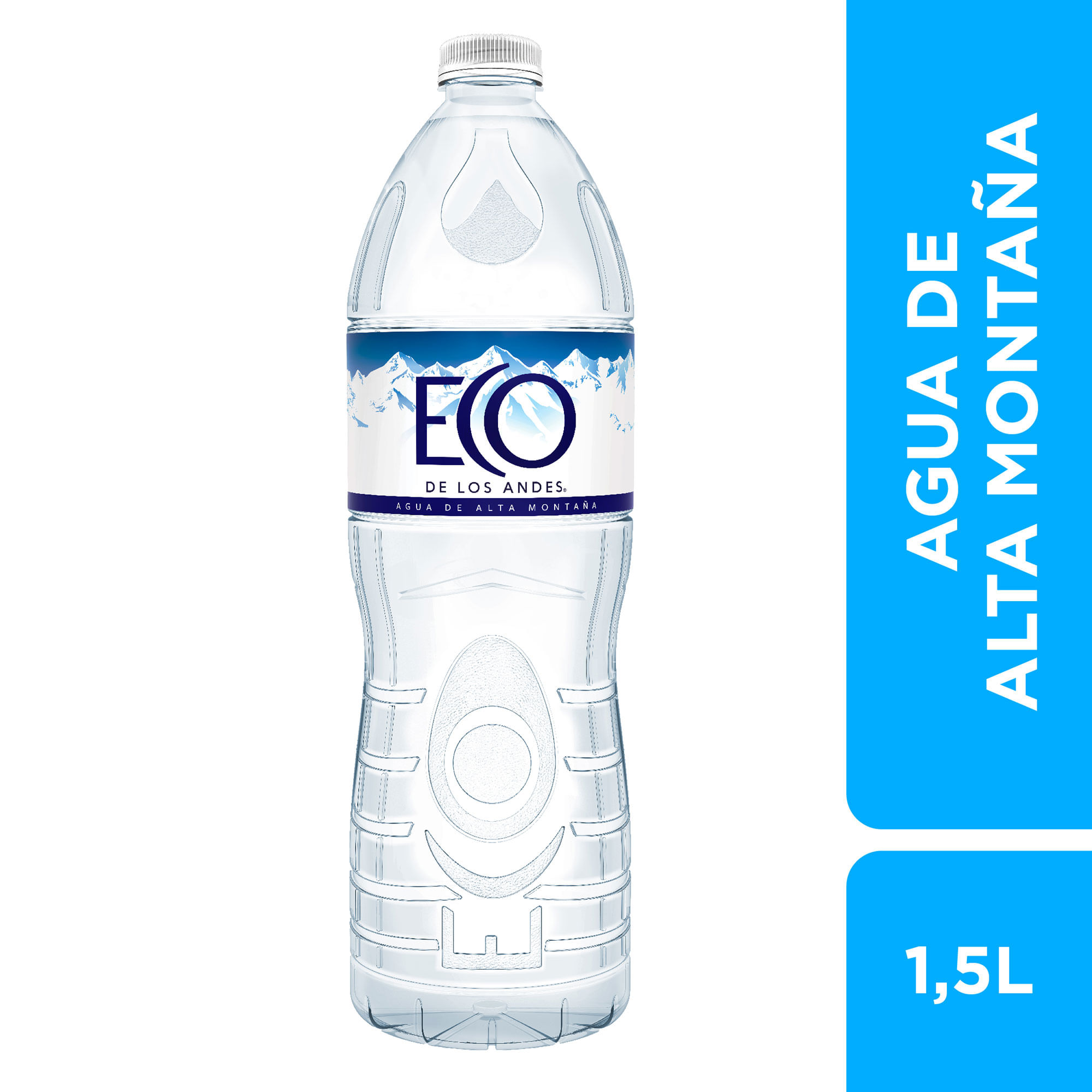 Agua mineral sin gas Eco de los Andes 1,5 lts