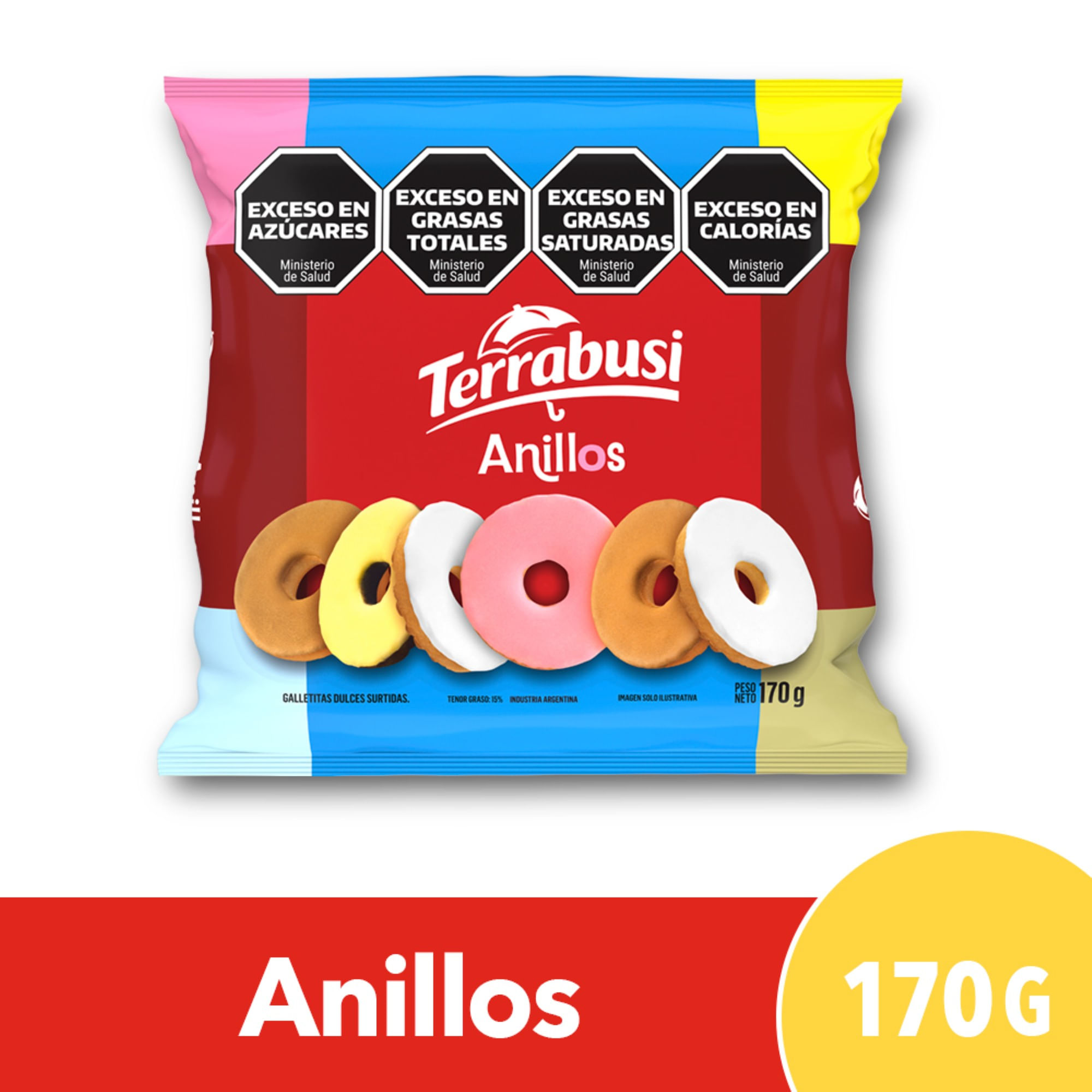 Galletitas dulces Anillitos Terrabusi 170 g.