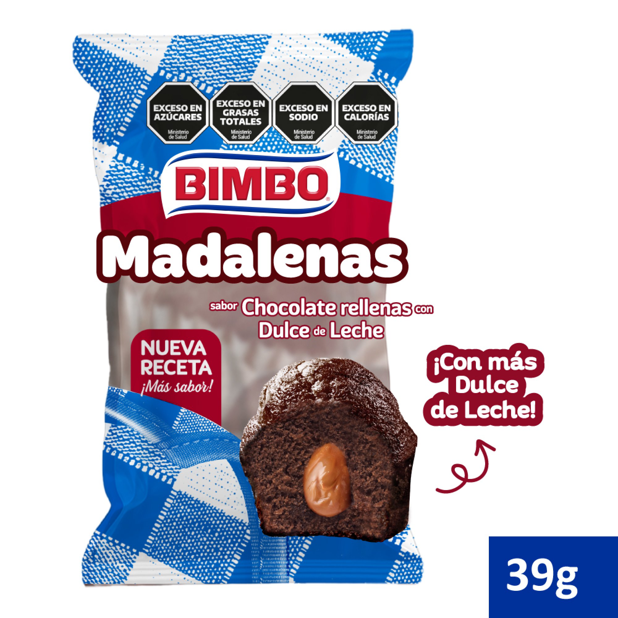 Madalena Bimbo chocolate rellena con DDL 39 grs
