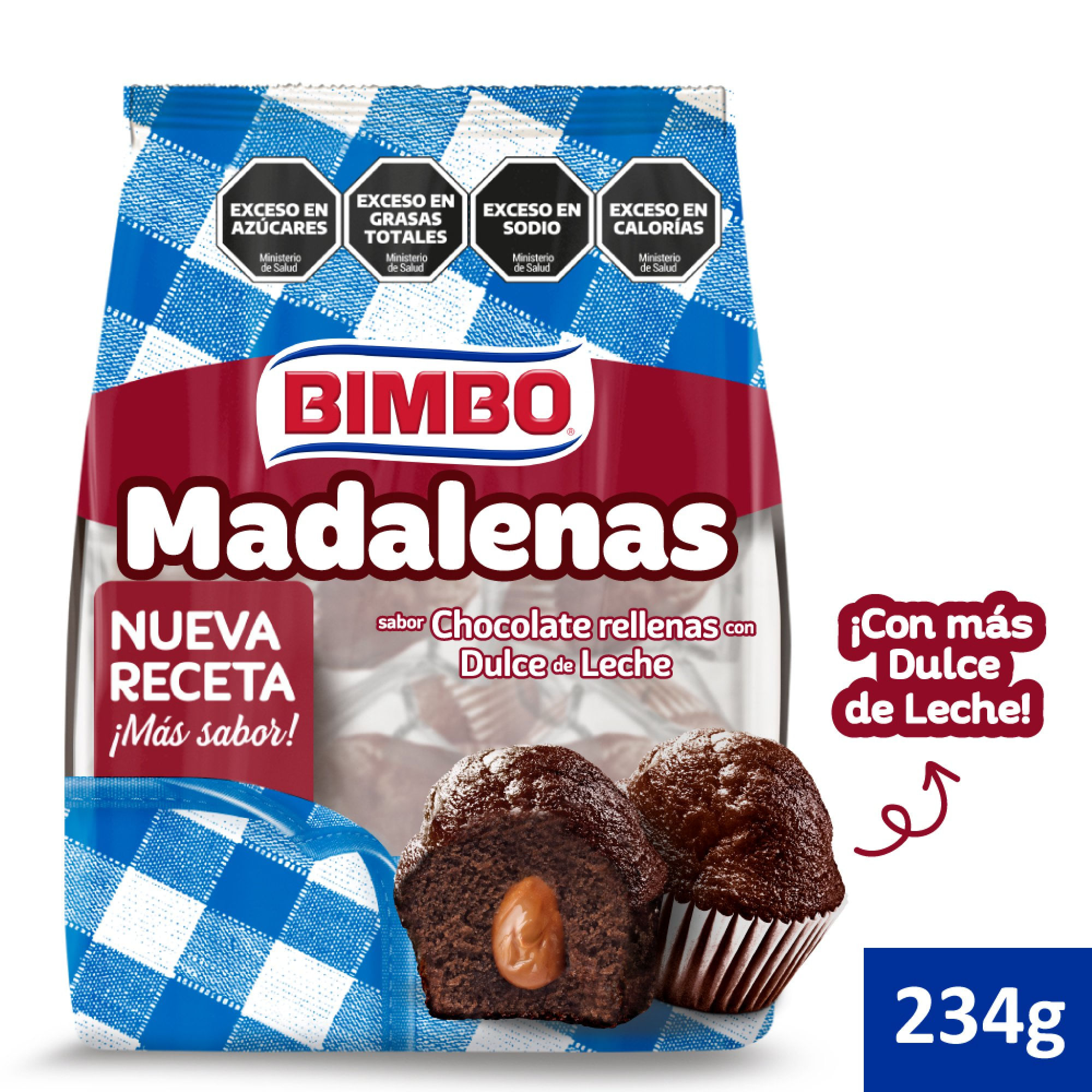 Madalena Bimbo chocolate rellena con DDL 234 grs