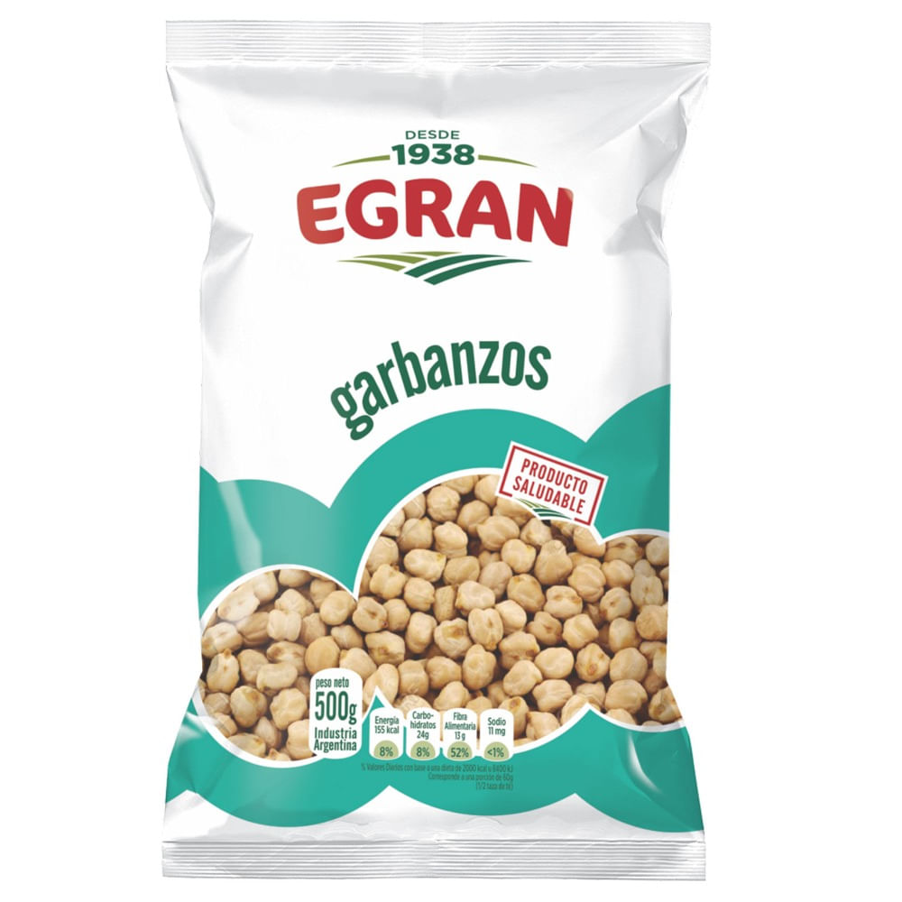 Garbanzos Egran 400 g.