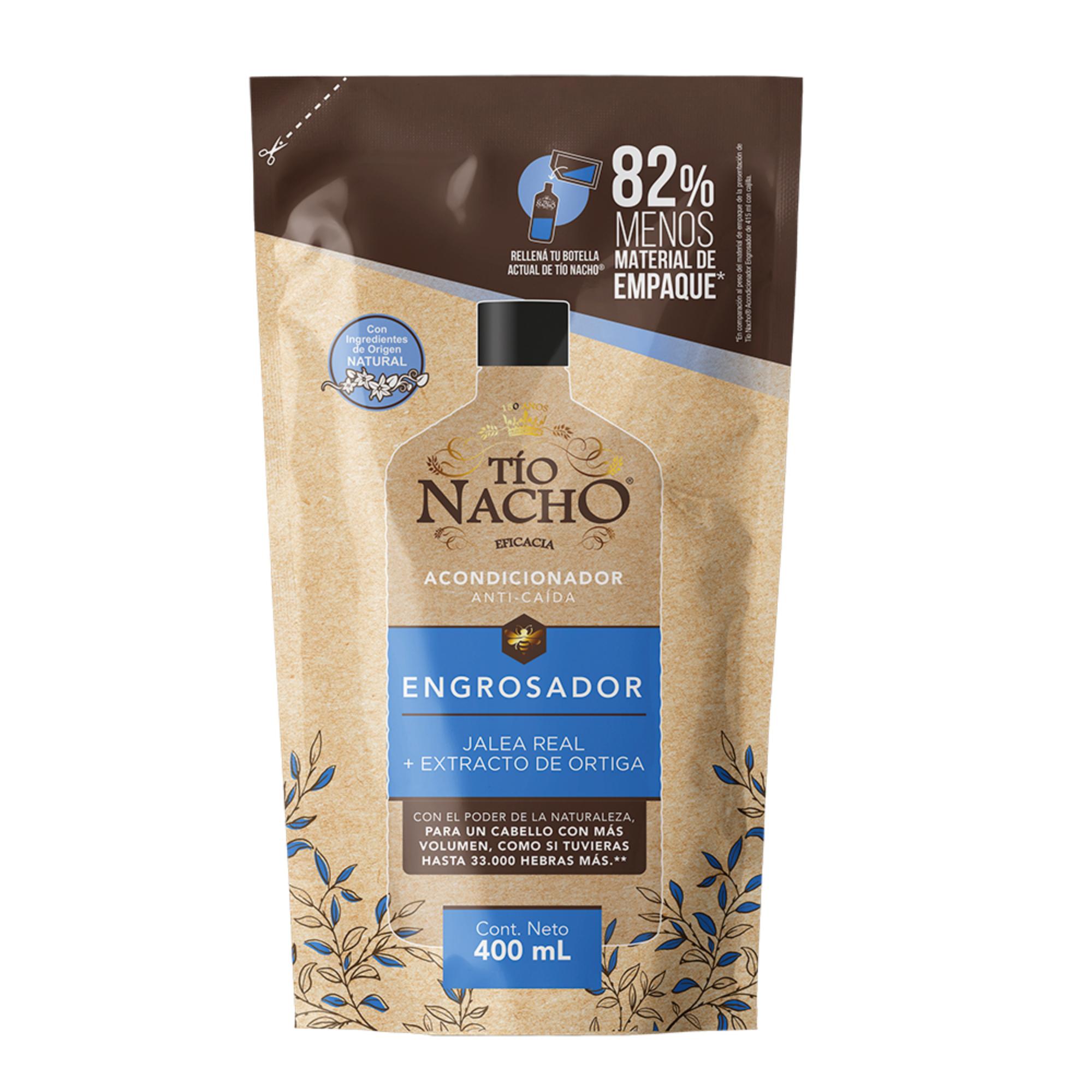 Acondicionador Tio Nacho Engrosador Recargable Doypack 400 ml