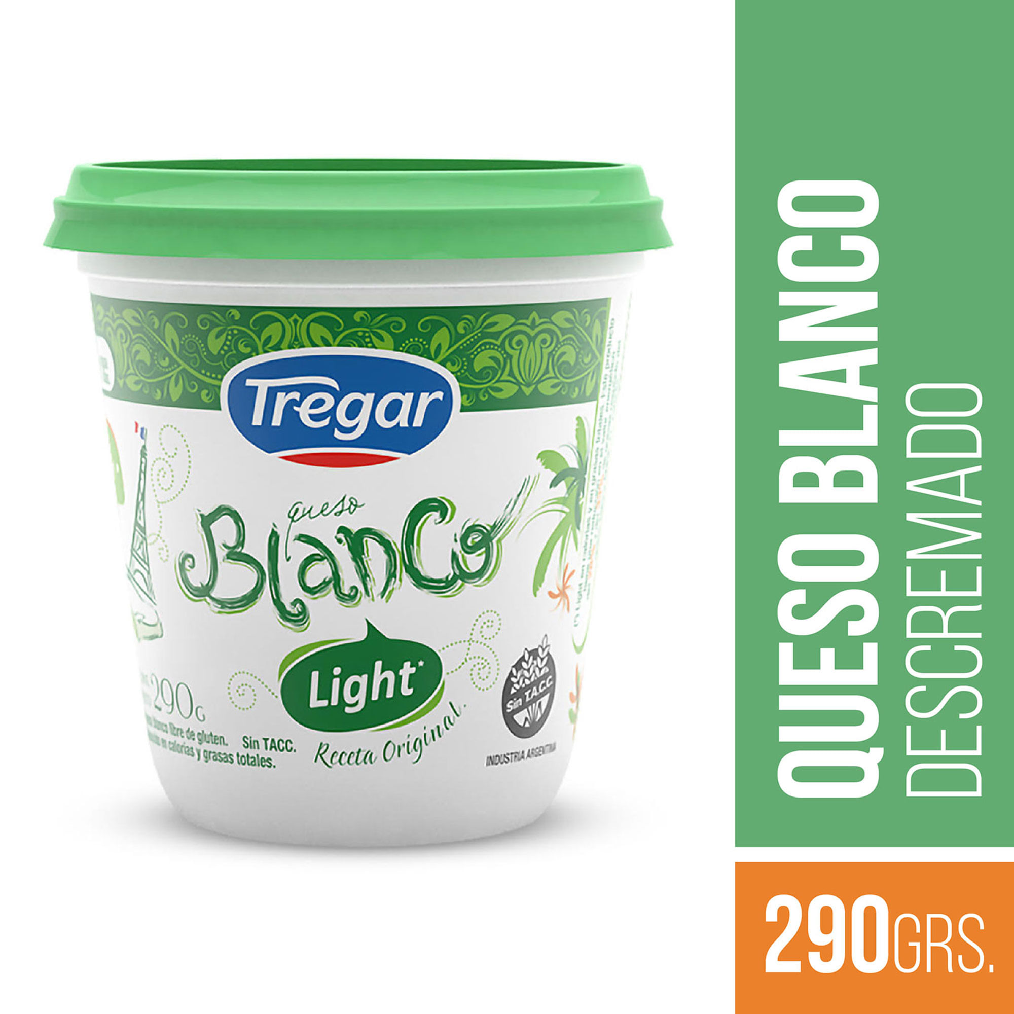 Queso blanco Tregar light 290 g.