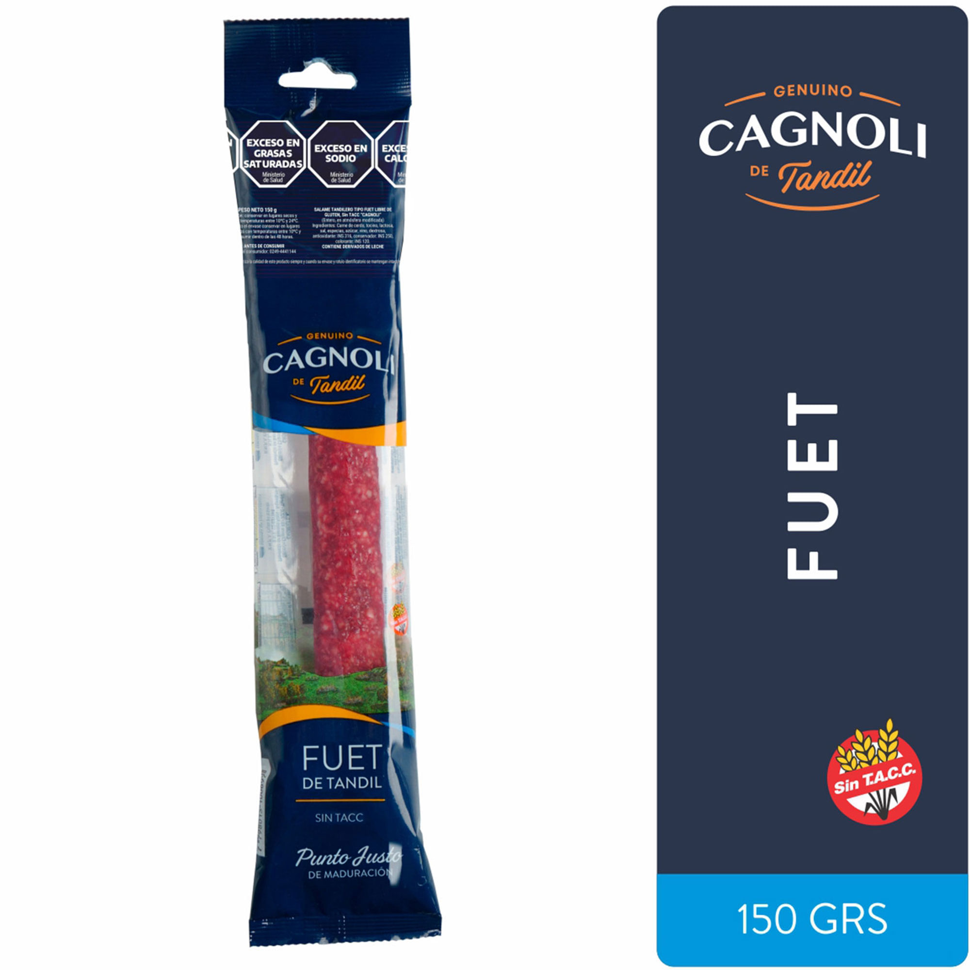Salame fuet Cagnoli 150 g.
