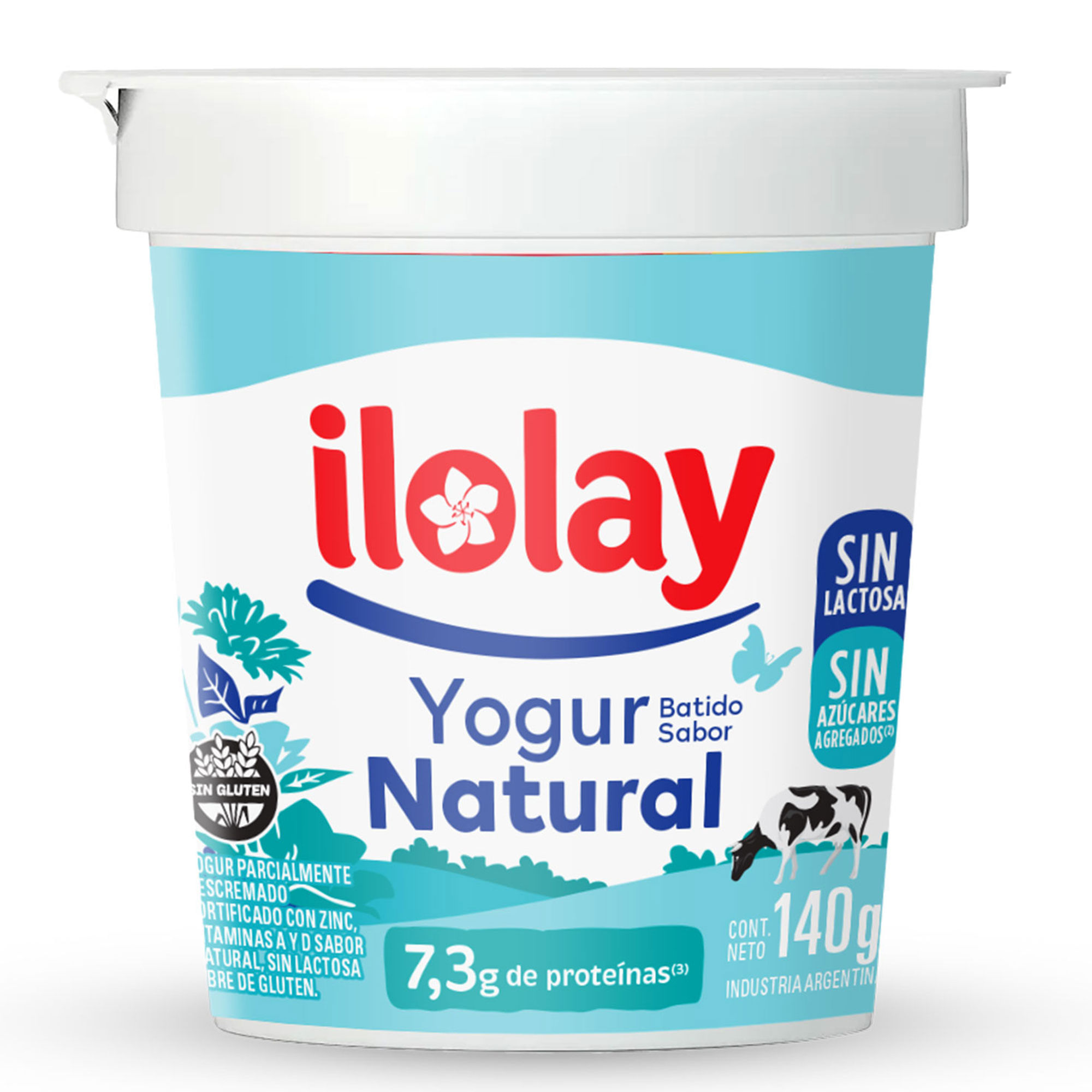 Yogur cremoso natural Ilolay 140 grs