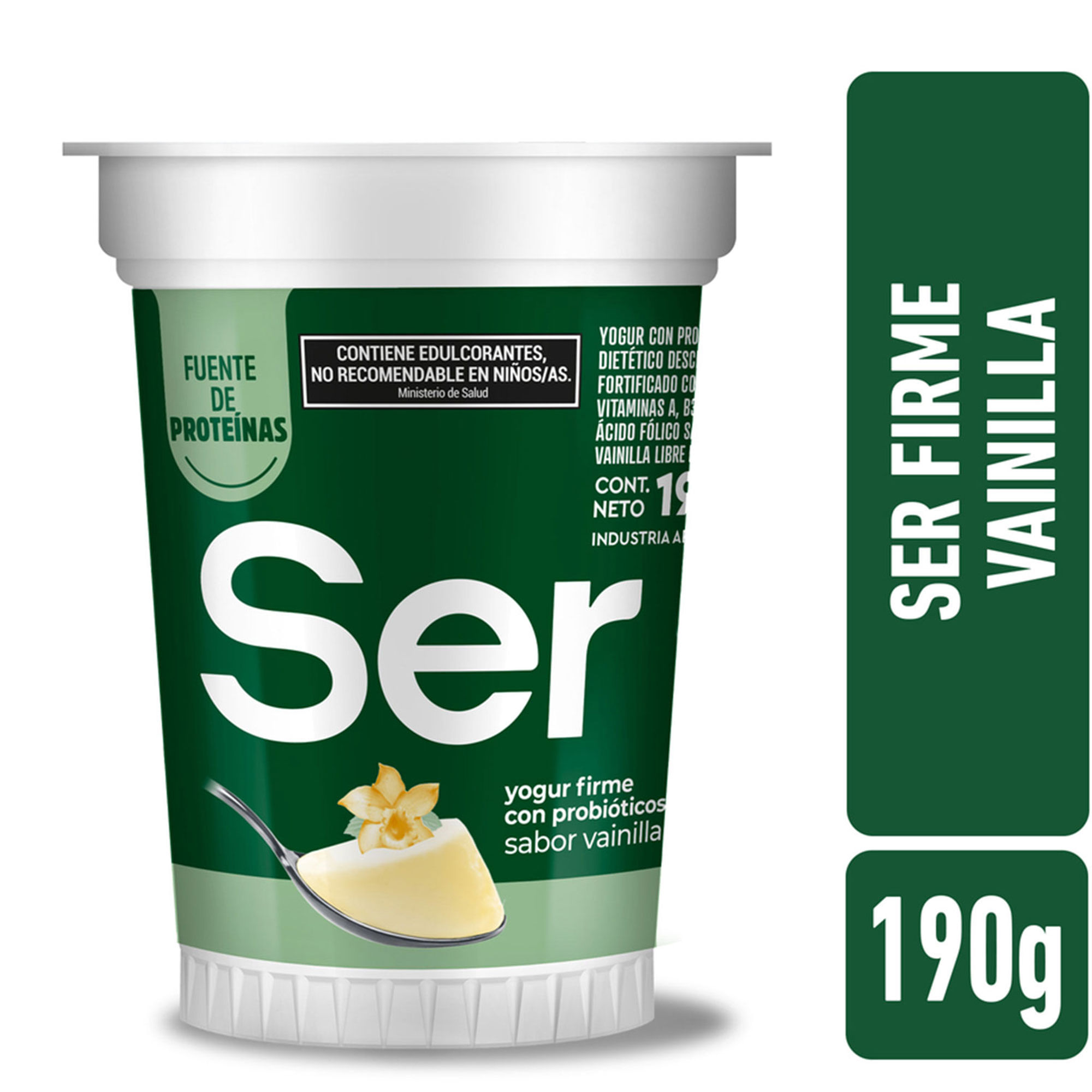 Yogur firme sabor vainilla Ser 190 grs