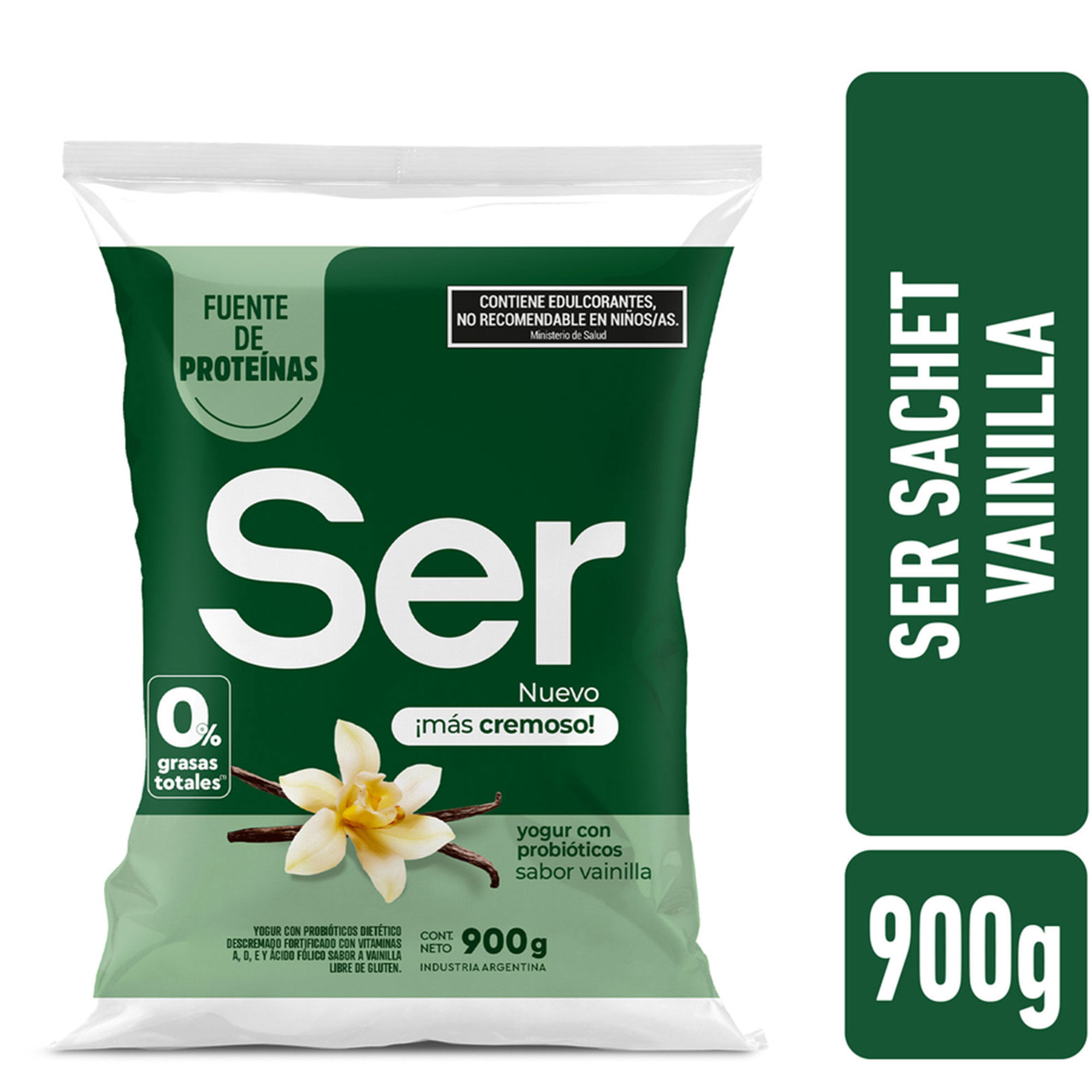Yogur bebible sabor vainilla Ser 900 grs