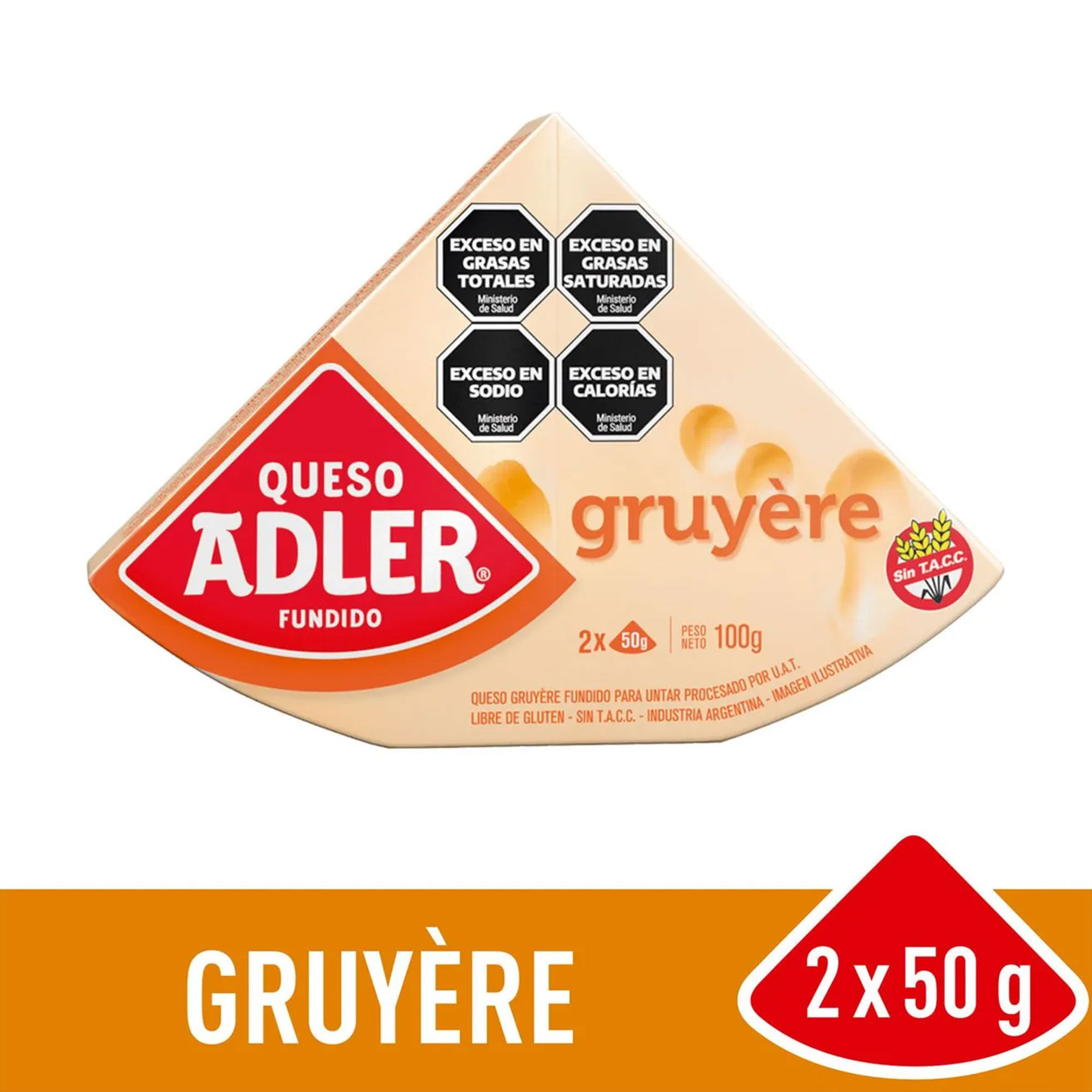 Queso fundido Adler gruyere 100 g