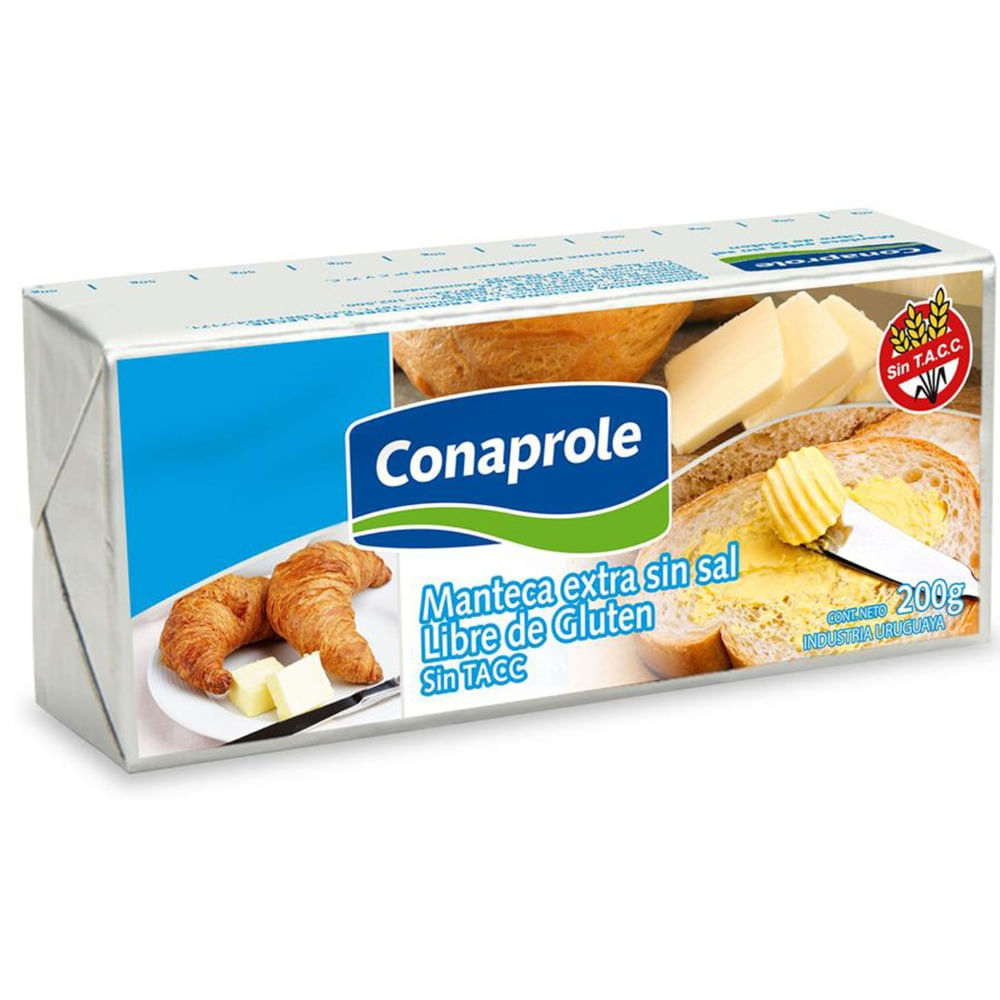 Manteca sin sal Conaprole 200 g.