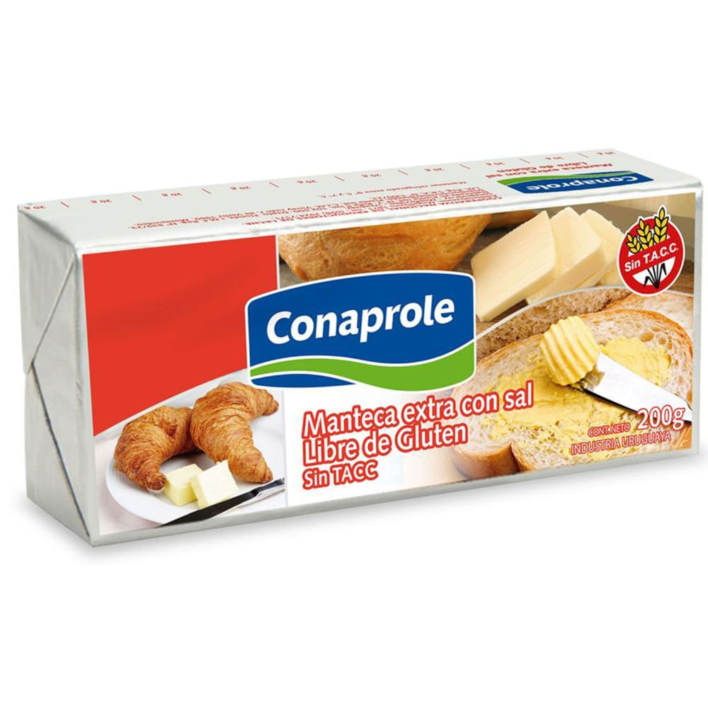 Manteca extra sal Conaprole 200 g.