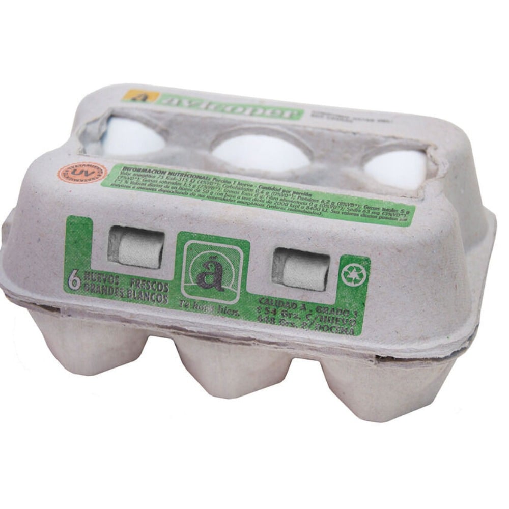 Huevos blancos Avicoper 6 uni
