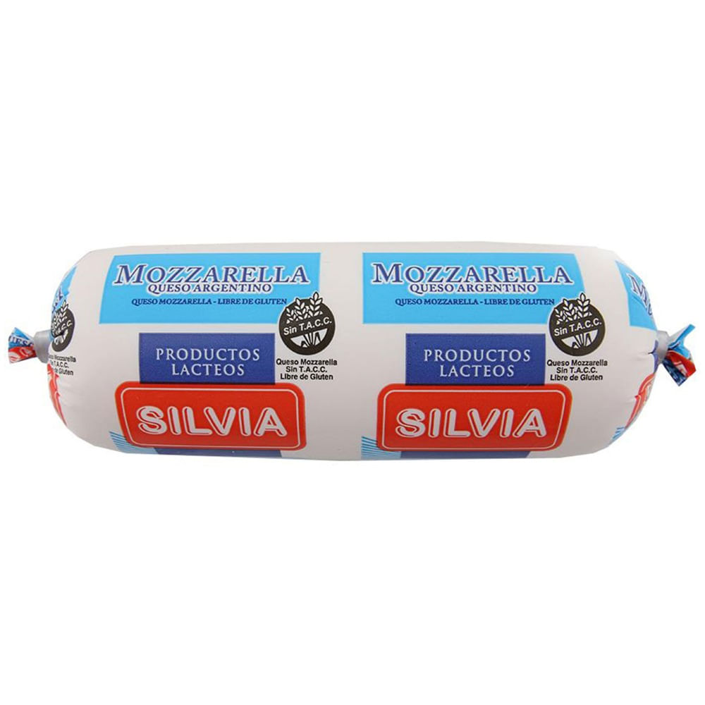 Queso mozzarella Silvia cilindro 250 g.