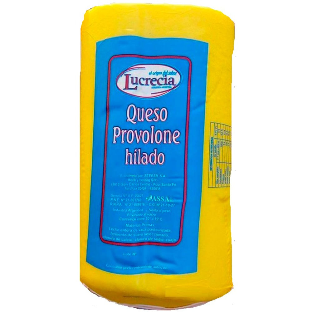 Queso provolone hilado Lucrecia x kg.