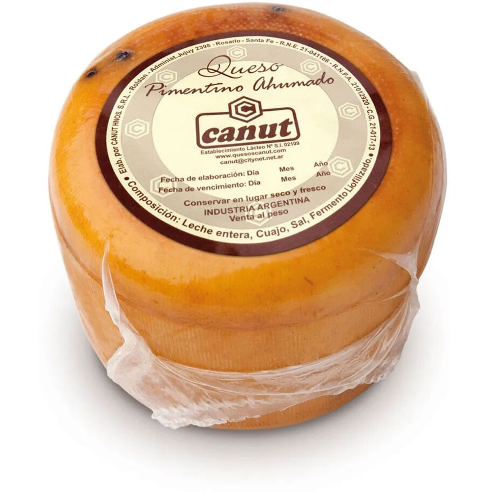 Queso pimentido ahumado Canut x kg