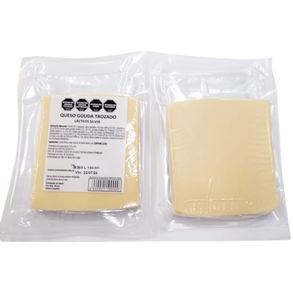Queso gouda Silvia trozado 200 g.