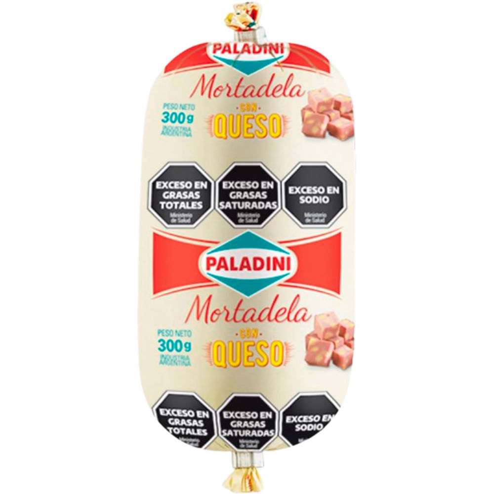 Mortadela con queso Paladini 300 g.