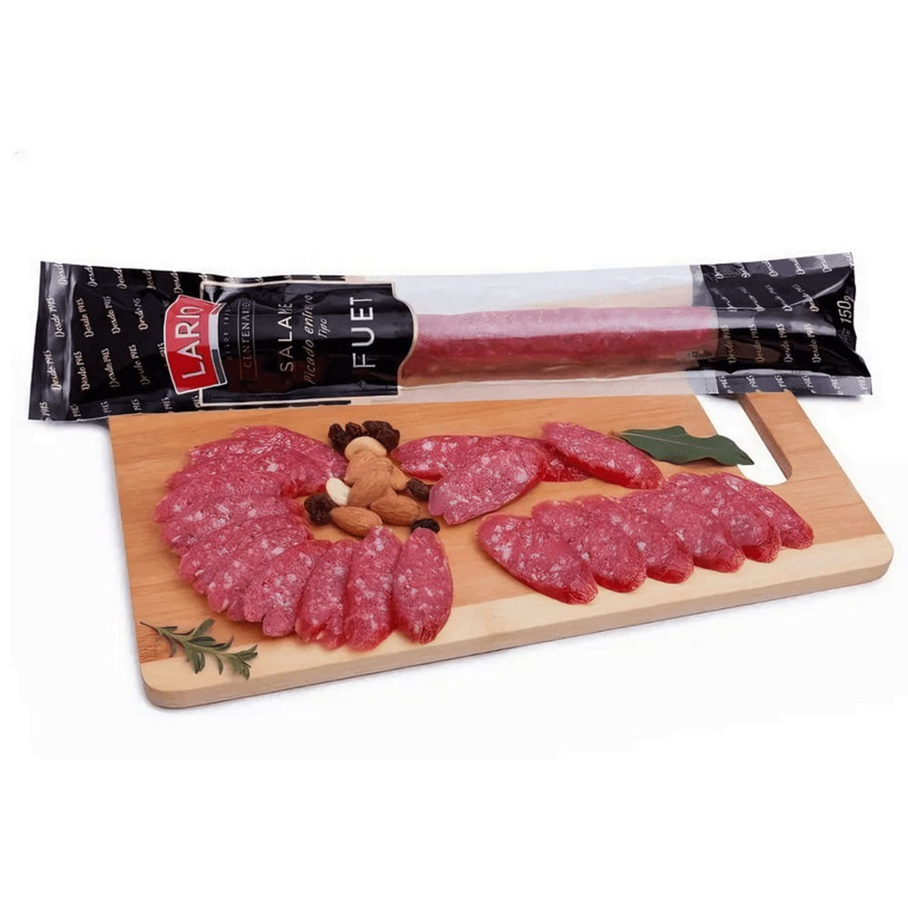 Salame tipo fuet al pimenton Lario 150 grs