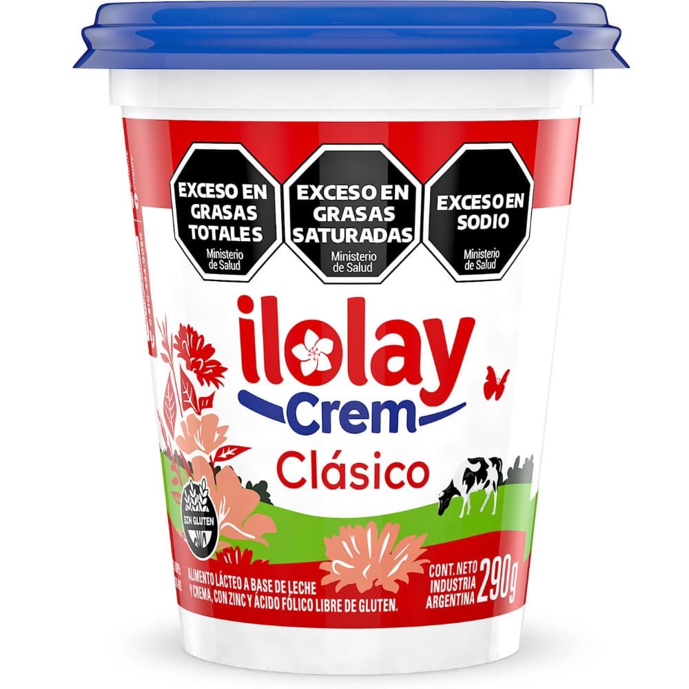 Queso crema Ilolay clásico 290 grs
