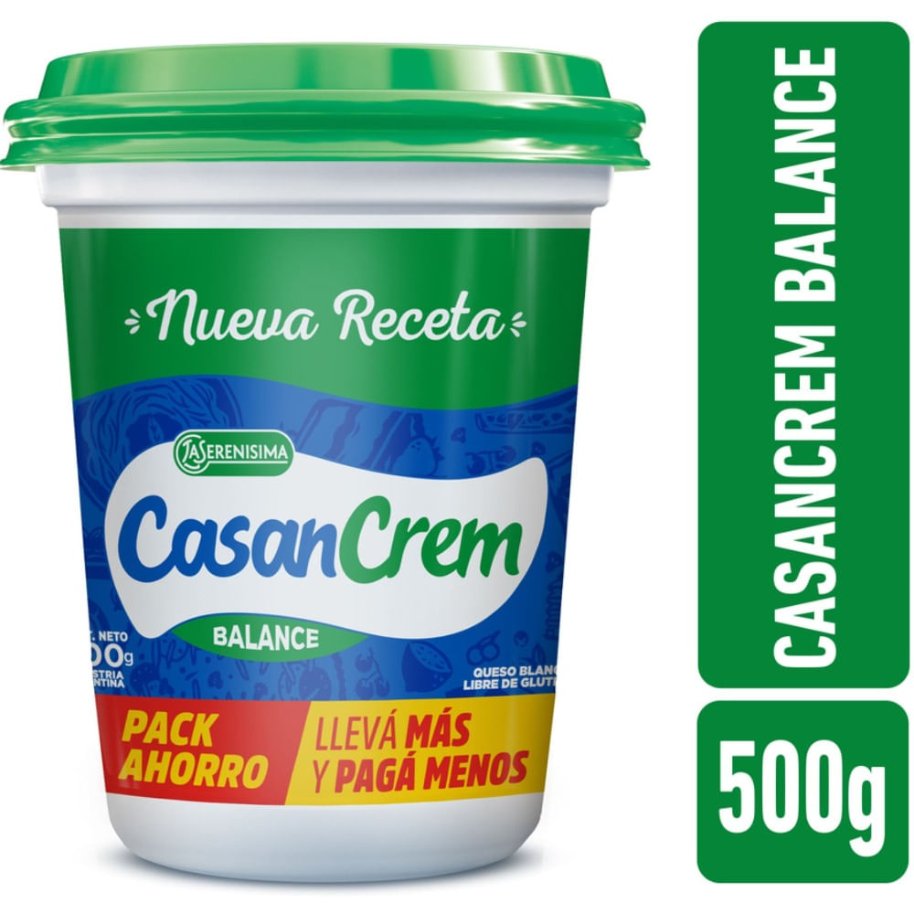 Queso blanco balance Casancrem 500 grs