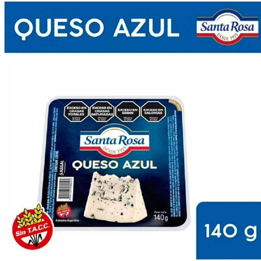 Queso azul Santa rosa 140 g.