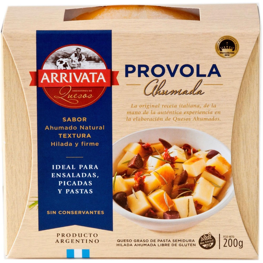 Queso provola ahumada Arrivata 200 g.