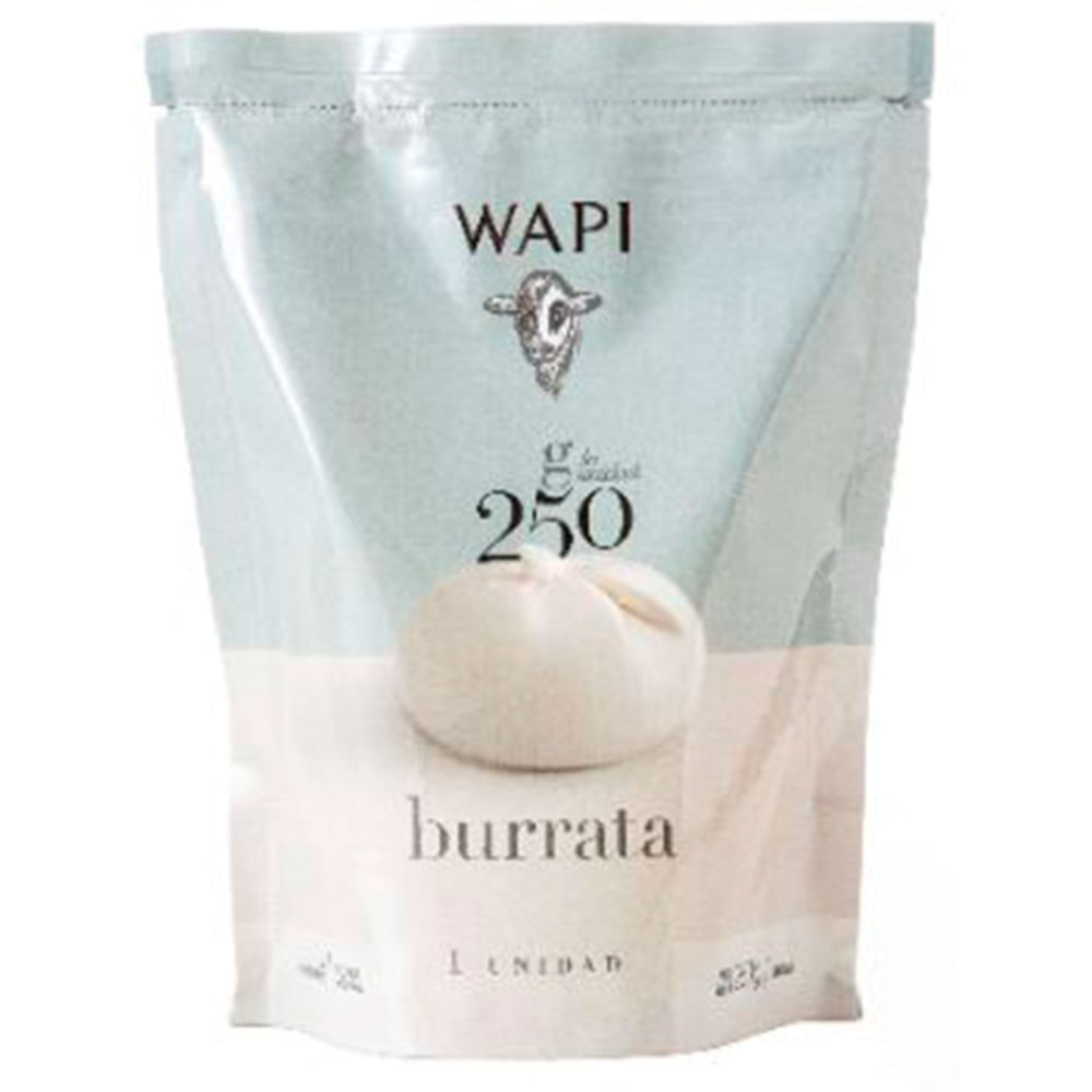 Queso burrata Wapi 250 g.
