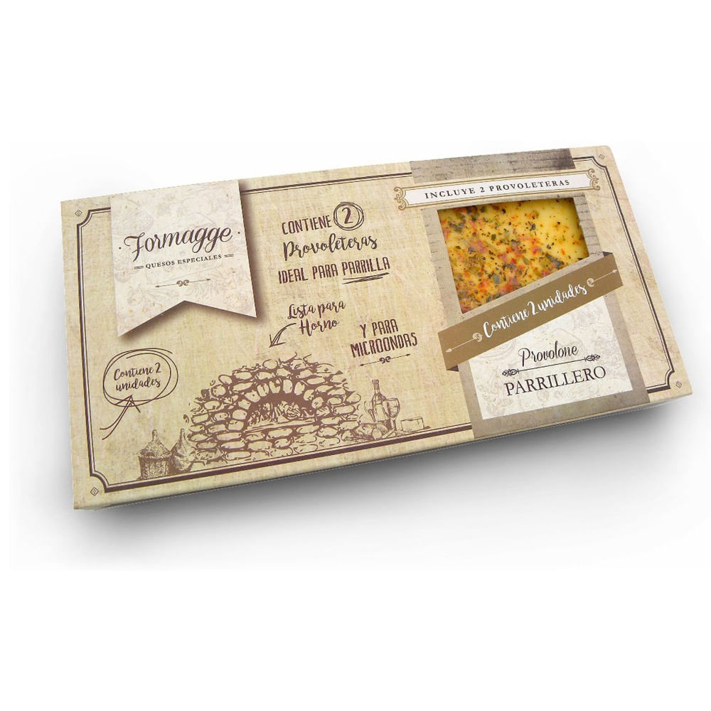 Queso provolone Formagge parrillero 2 u.