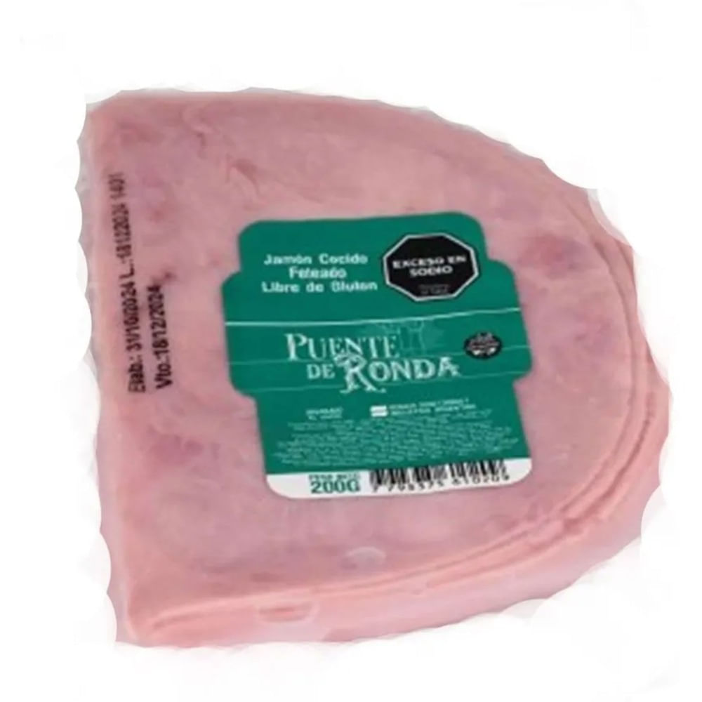 Jamón cocido Puente de Ronda 200 grs